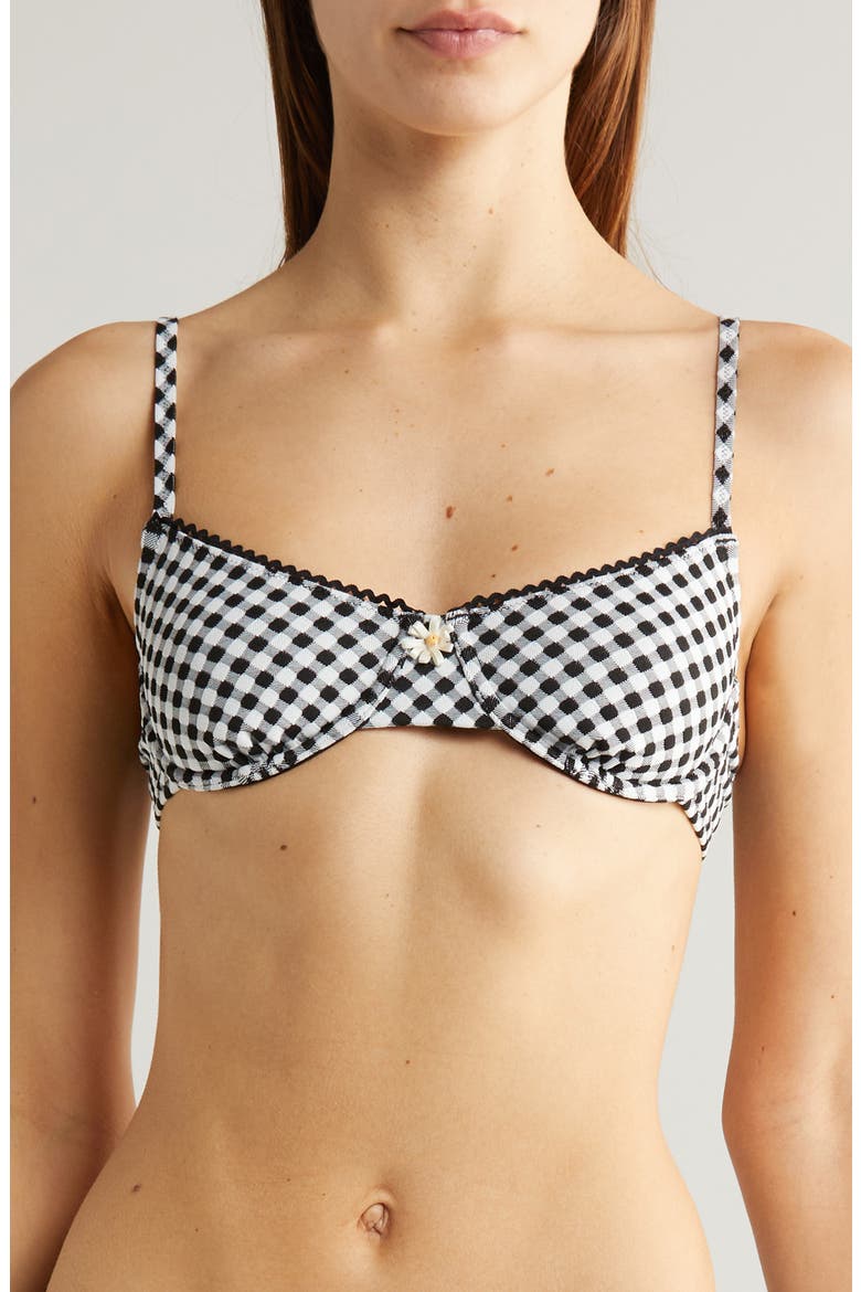 The Daphne Bikini Top, Main, color, BLACKOUT X MARSHMALLOW
