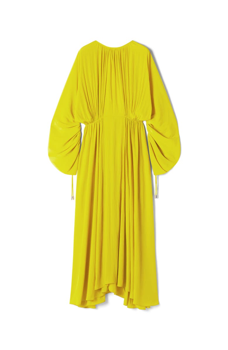 Lanvin Fitted Charmeuse Dress, Alternate, color, Yellow