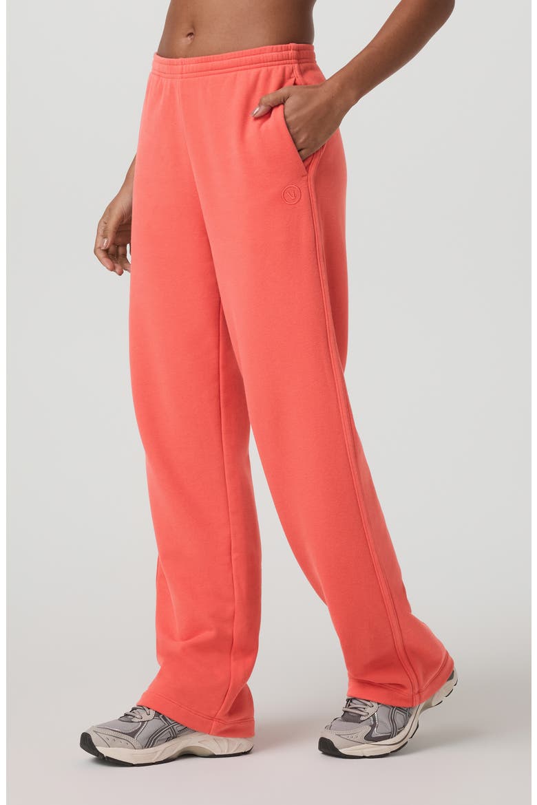 Sedona Straight Leg Sweatpants, Alternate, color, BRIGHT CORAL