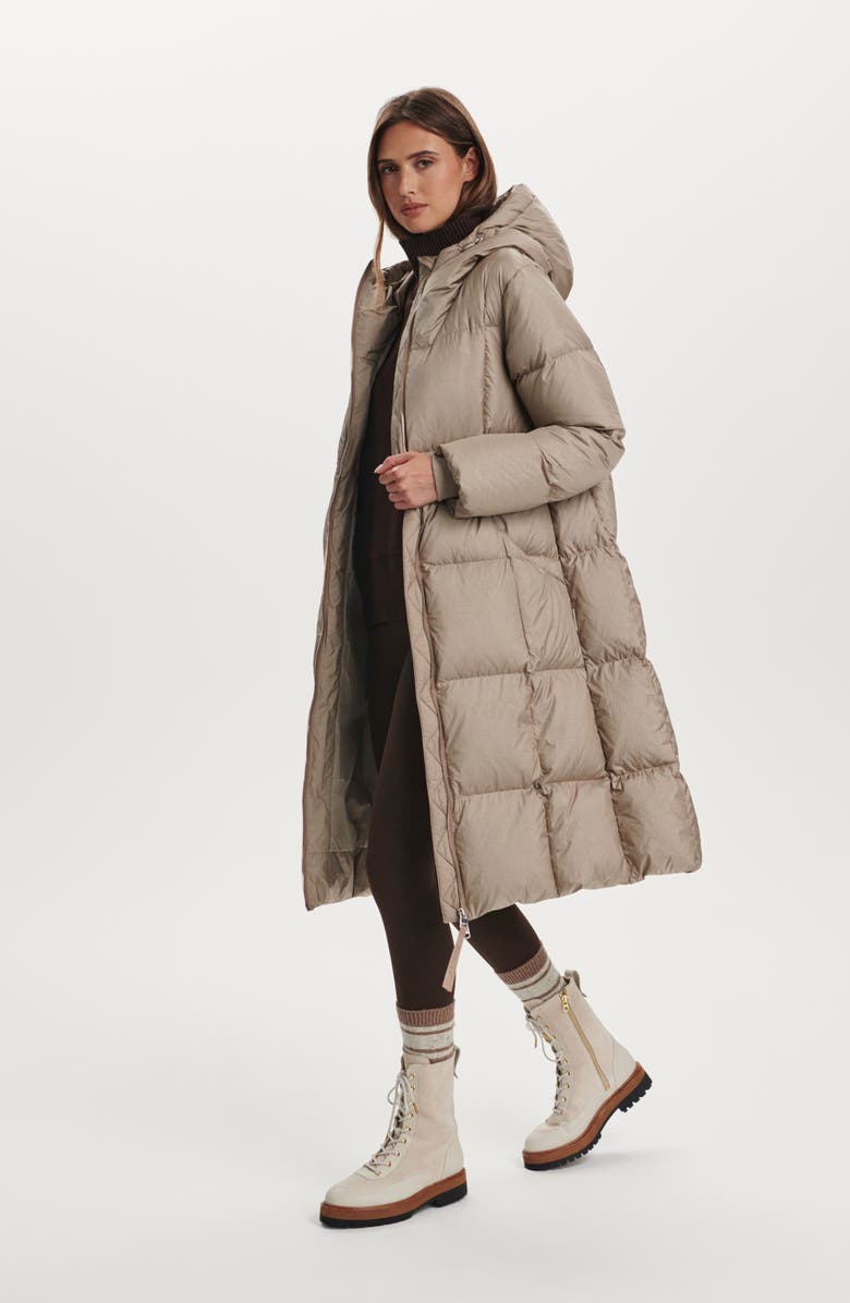 Varley Katya Long 800 Fill Power Down Puffer Jacket, Alternate, color, 