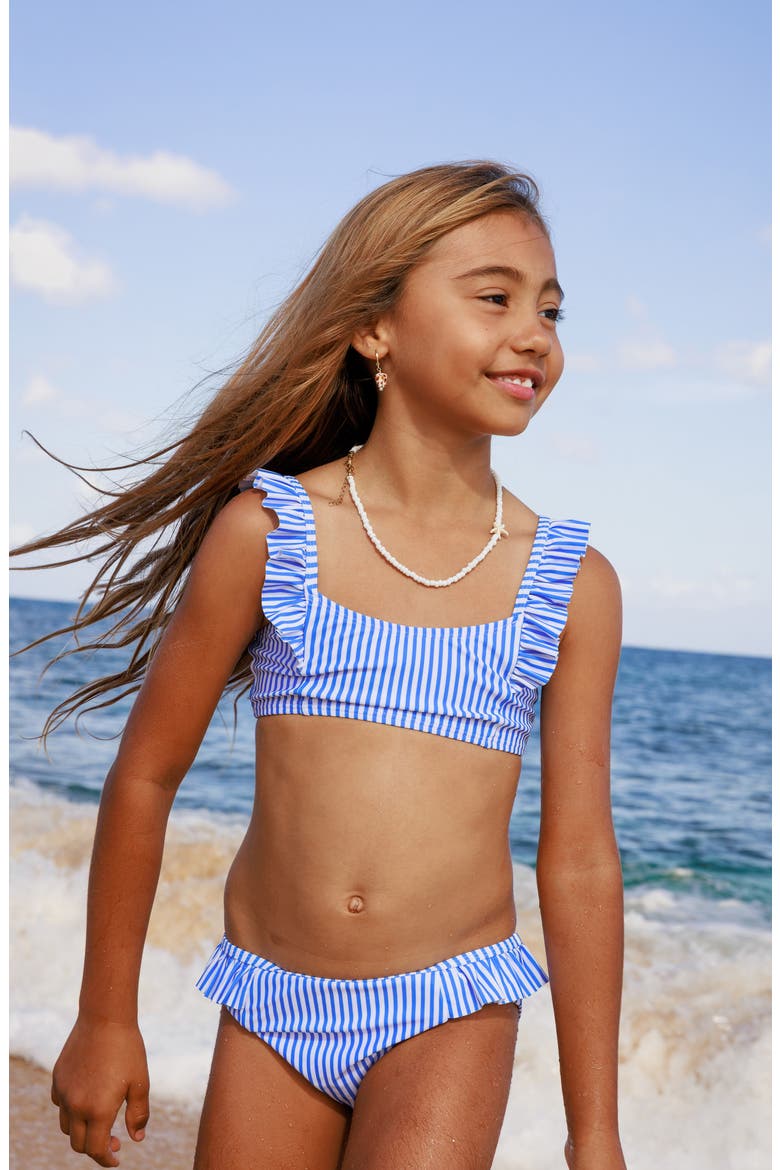 Kids' Happy Daze UPF 50+ Two-Piece Swimsuit, Alternate, color, MARINA BLUE