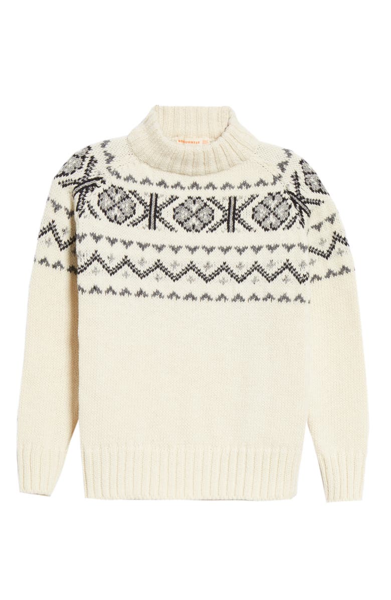 &Daughter Malin Fair Isle Wool Sweater, Alternate, color, 