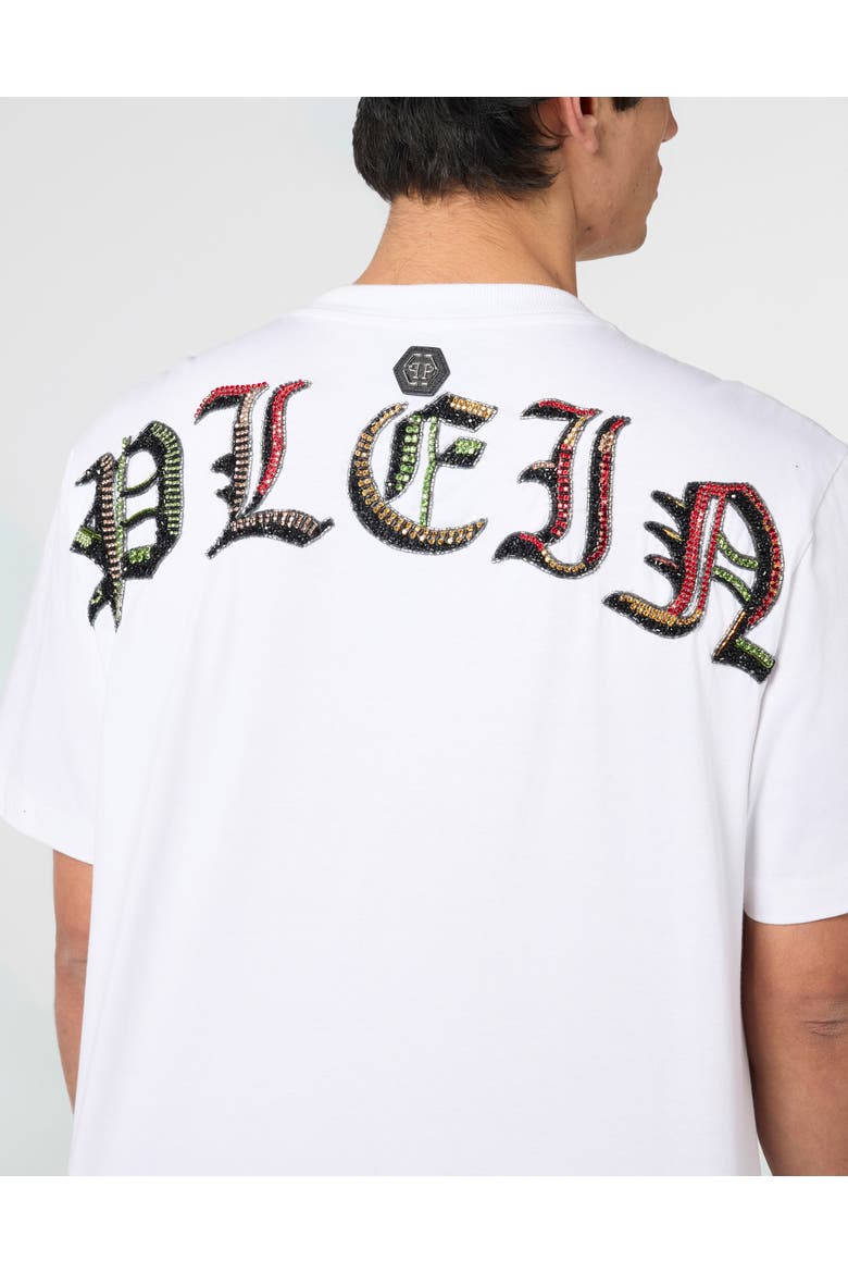 Round Neck T-Shirt King Of Snakes Stones Men, Alternate, color, white
