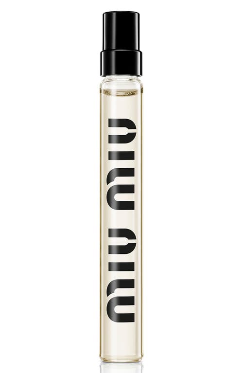 Miu Miu Miutine Eau De Parfum In Transparent