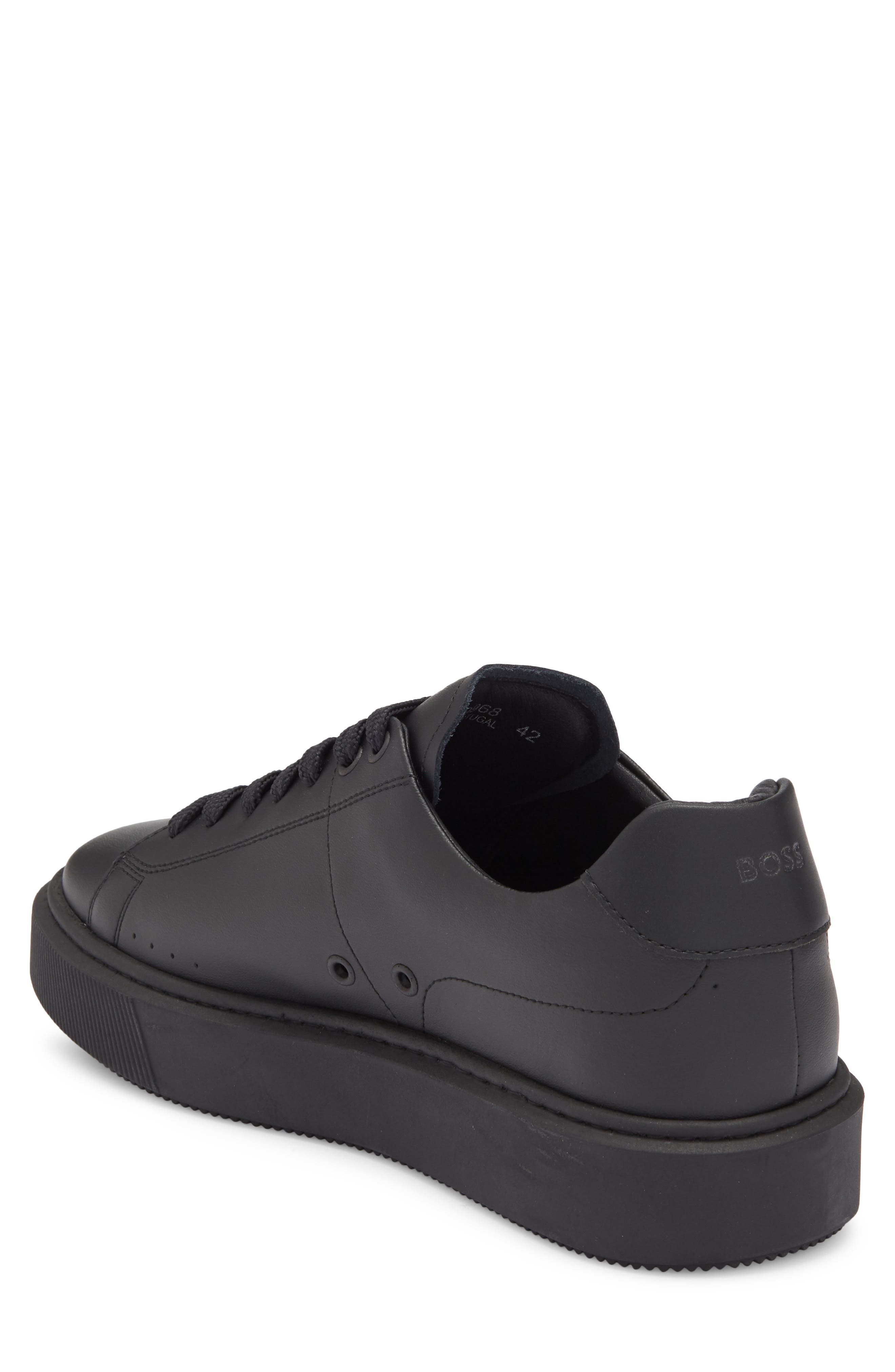 BOSS Colyn Derby Sneaker, Alternate, color, Charcoal