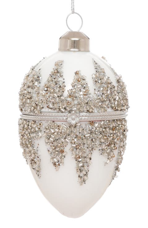 Jeweled Egg Ornament, Set of 6