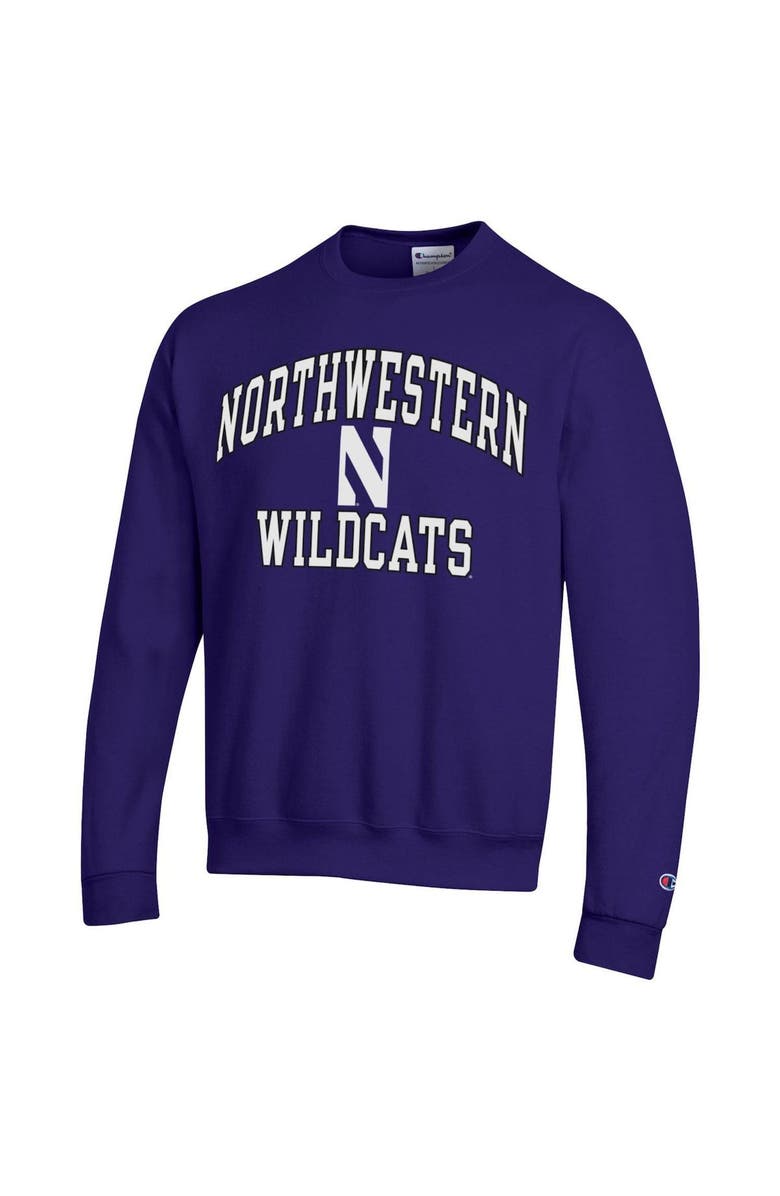 Champion Men's Champion Purple Northwestern Wildcats High Motor Pullover Sweatshirt, Alternate, color,