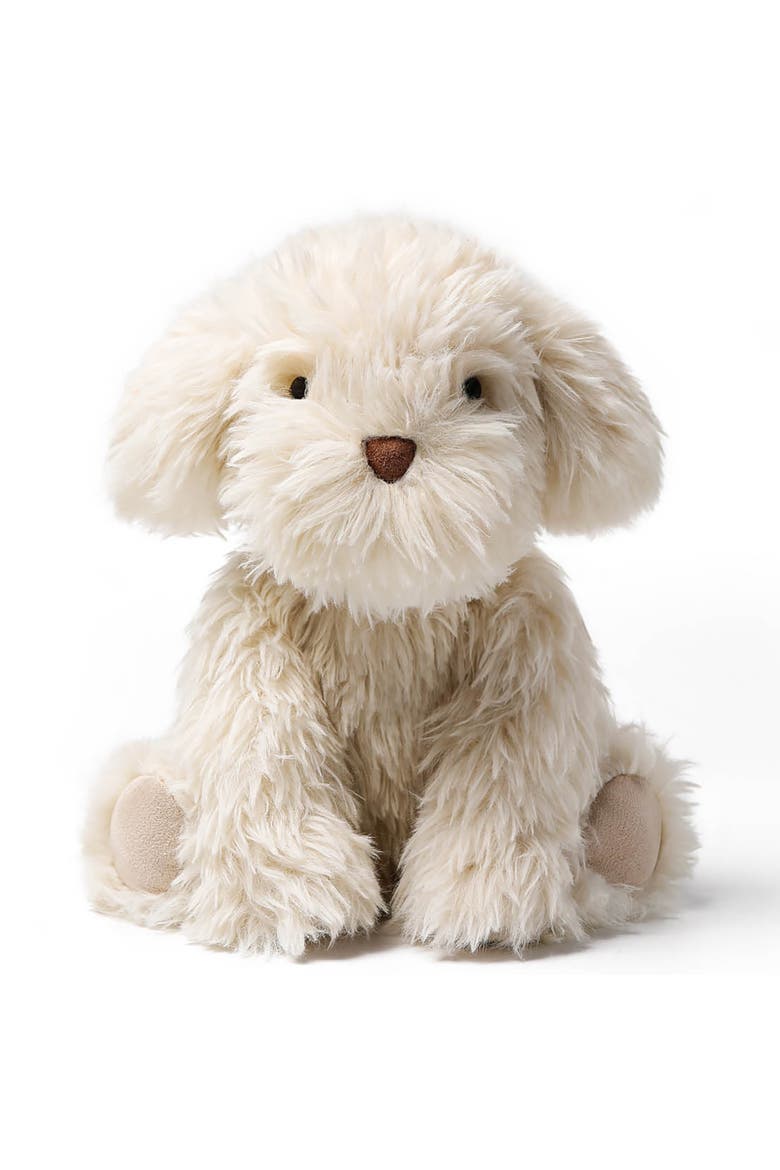 9.8 Inch Ham Sheepdog Weighted Stuffed Animal, Main, color, White