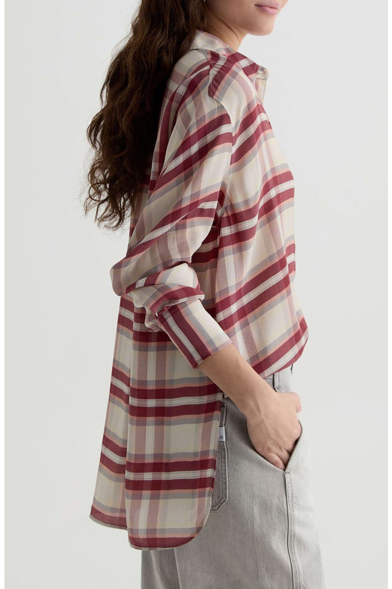 Sawtelle Button-Up Shirt, Alternate, color, DESERT PLAID GREY MULTI