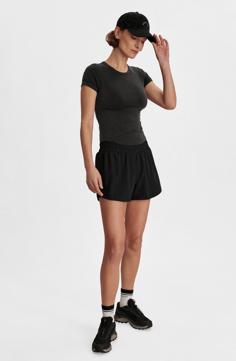 Varley Casper Seamless T-Shirt, Alternate, color, Black