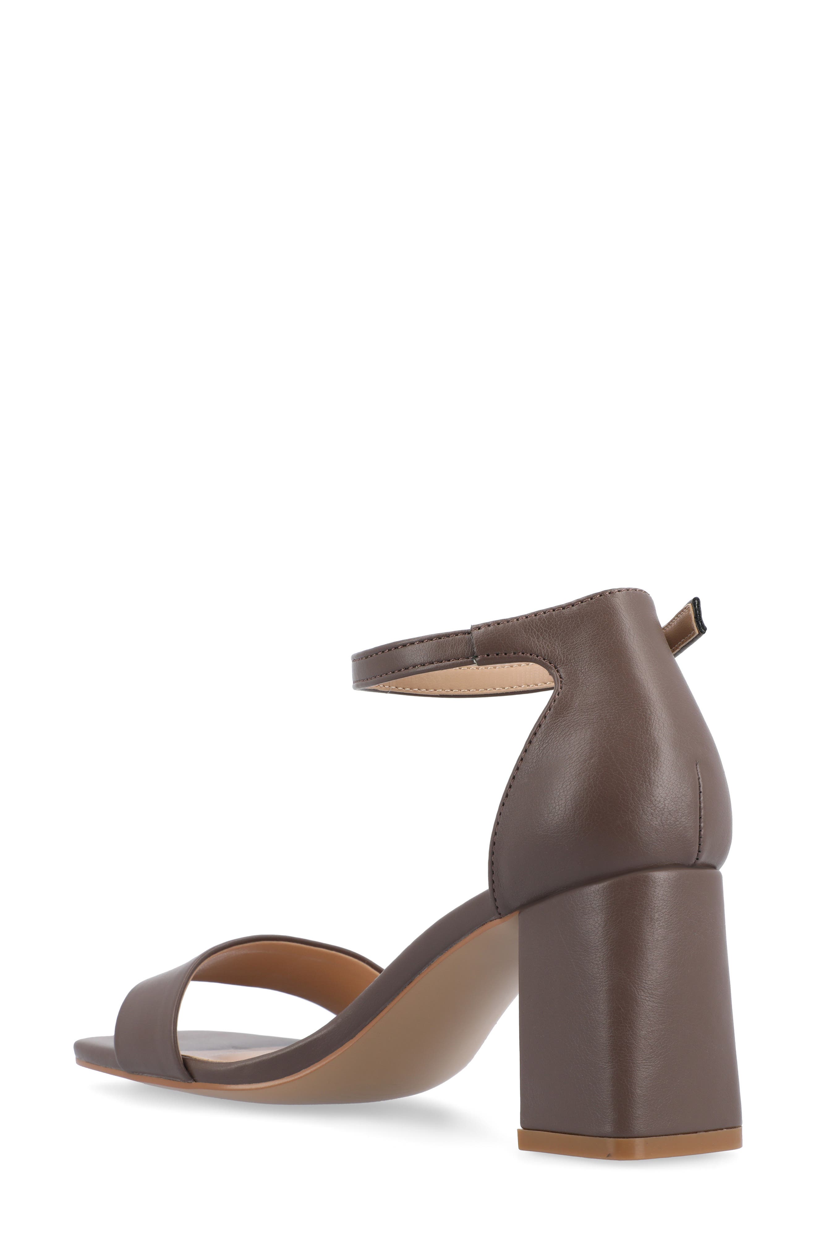 Valenncia SuperNatural Shades Open Square Toe Ankle Strap Sandal, Alternate, color, TRUFFLE