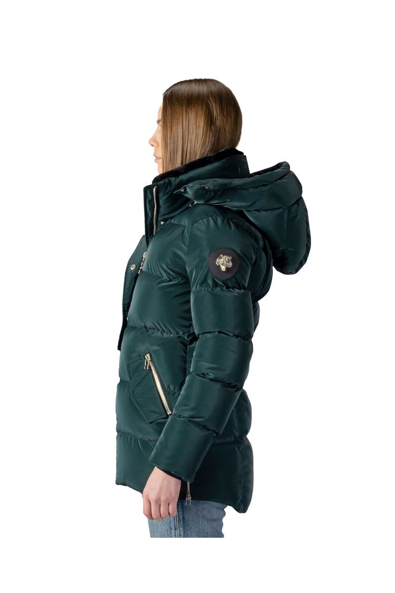 Women's Bumnester 3/4 Length Quilted Coat, Alternate, color, GREEN DIAMOND