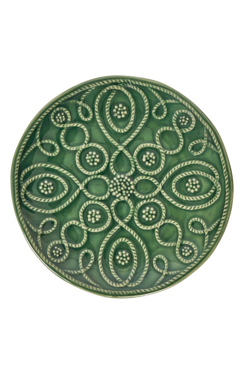 Juliska Jardin du Monde Set of 4 Side Plates, Alternate, color, Basil