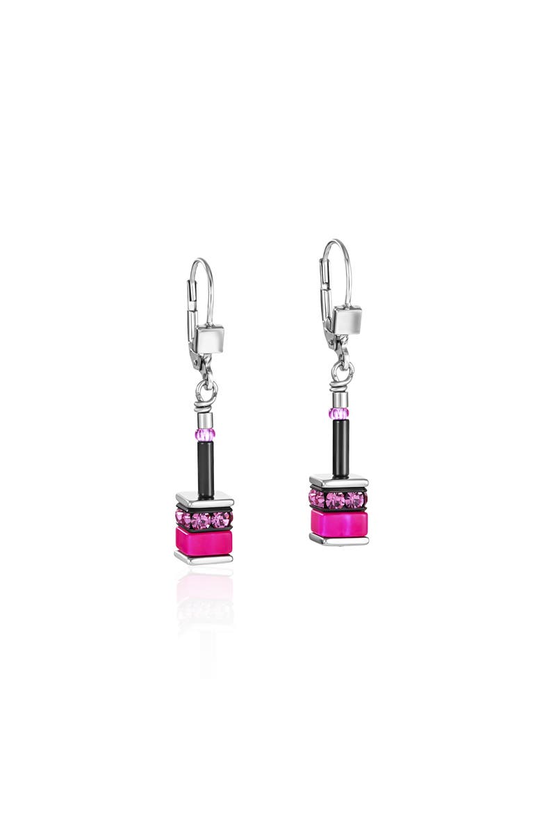 Geocube® Classic Polaris & Rhinestone Earrings, Alternate, color, Multicolor
