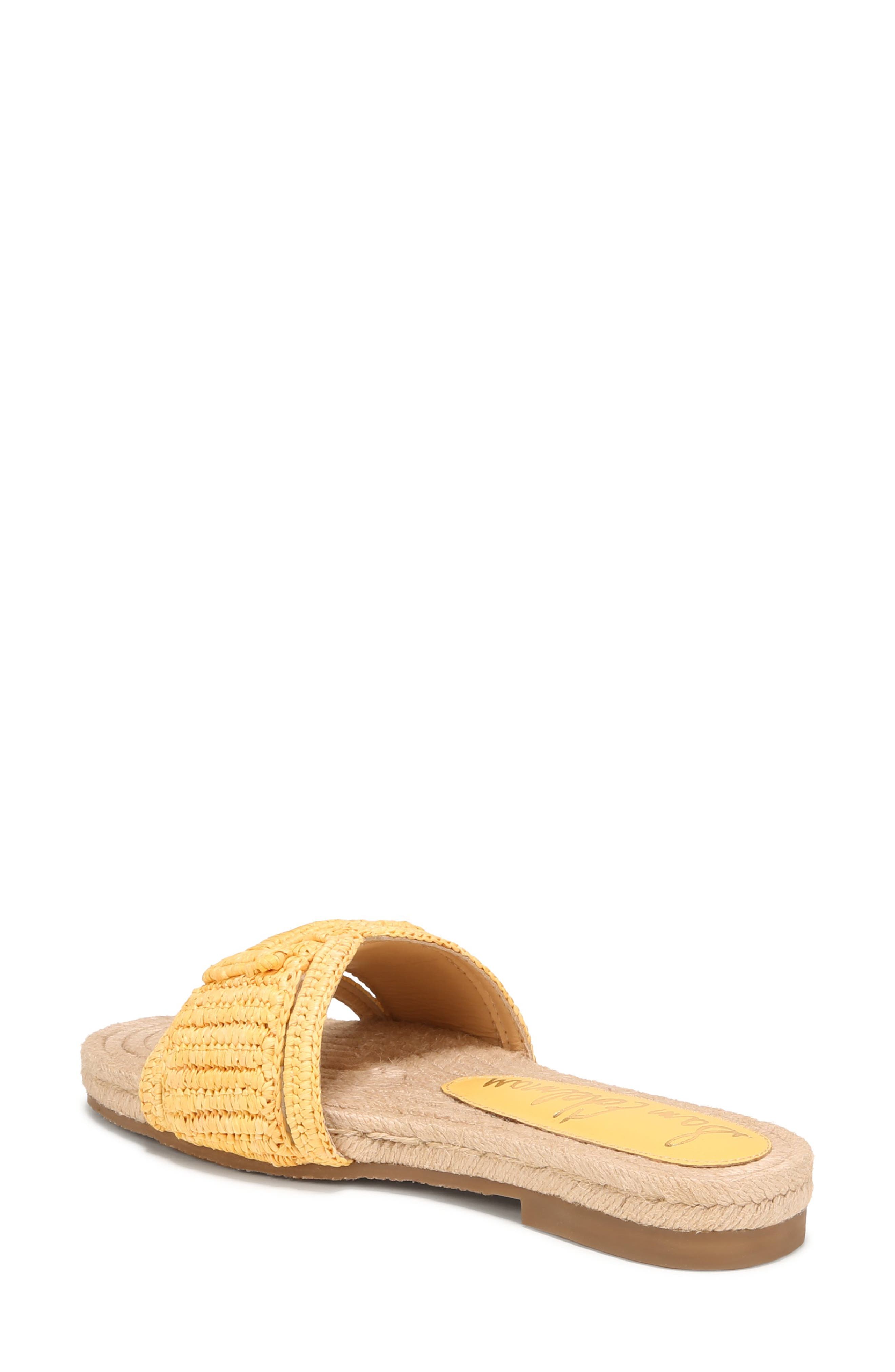 Miya Slide Sandal, Alternate, color, WARM MARIGOLD