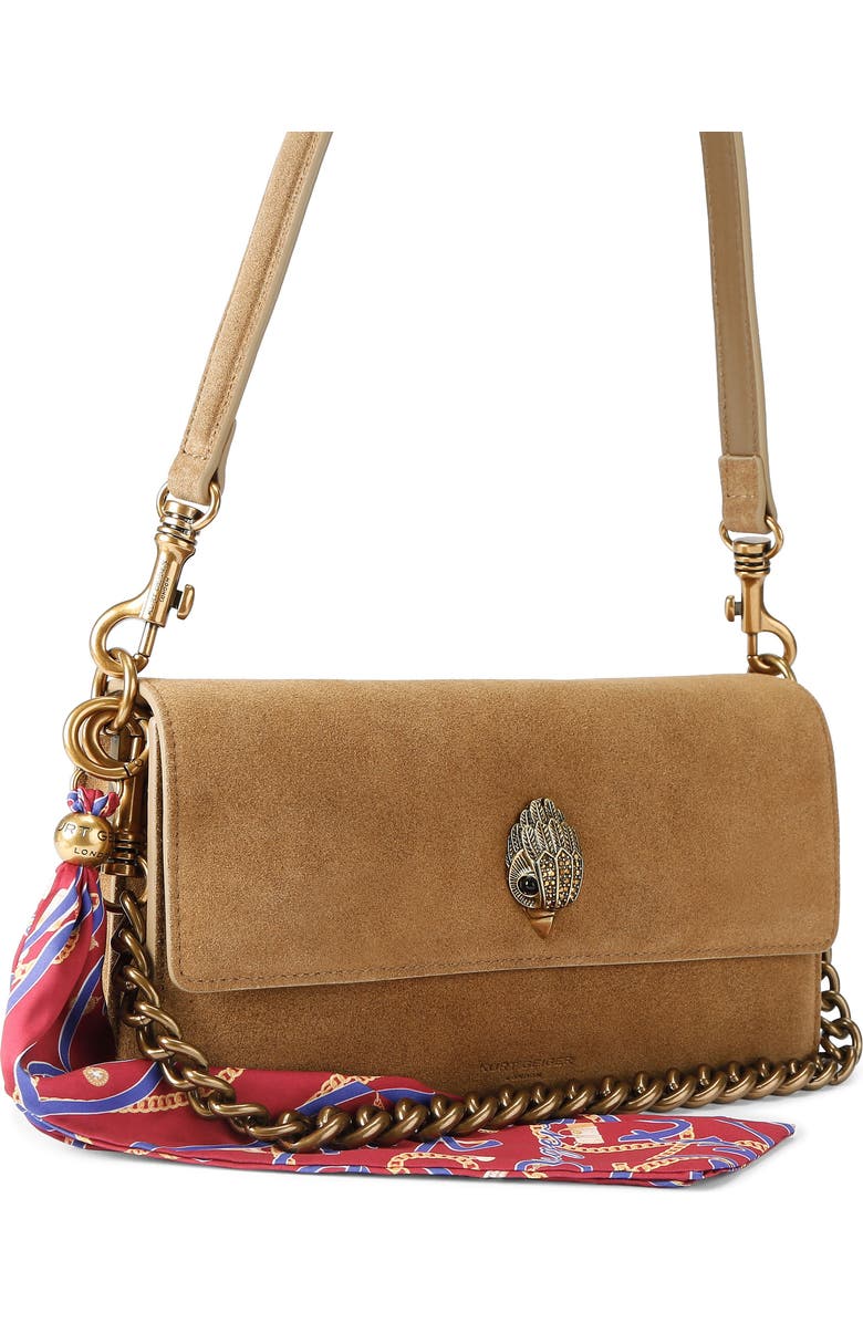 Kurt Geiger London Sloane Soft Shoulder Bag, Alternate, color, Tan