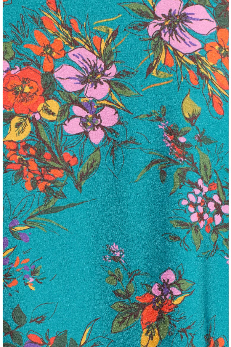 Removable Bow Dress, Alternate, color, GREEN MULTI FLORAL