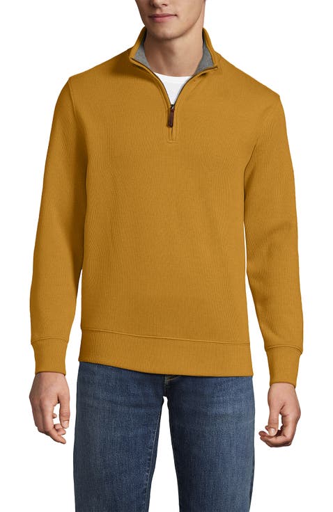 Bedford Rib Quarter Zip Pullover Sweater
