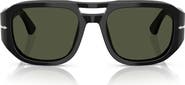 Persol 56mm Pilot Sunglasses