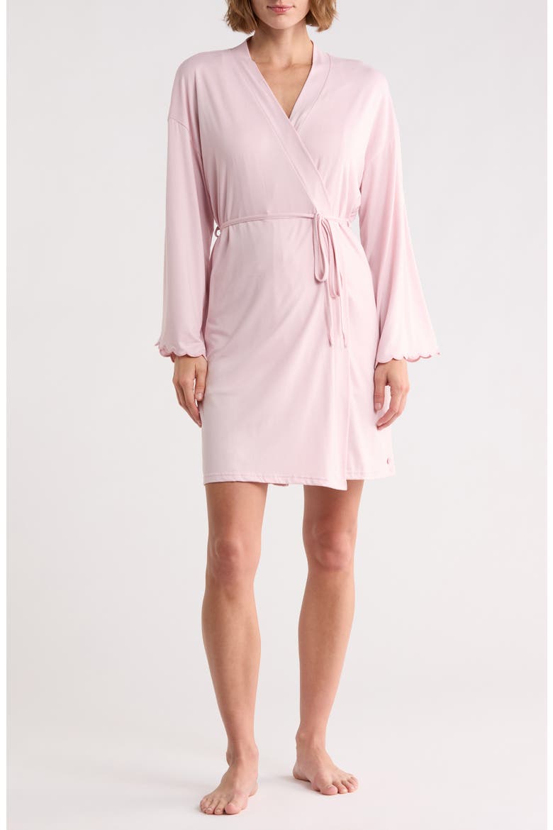 Camisole Short Pajamas & Robe Set, Alternate, color, WISTERIA BLOOM