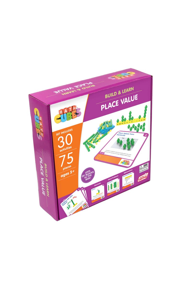 Junior Learning Mathcubes Place Values 30 Activity Set, Educational Aid, Kids, Alternate, color, 
