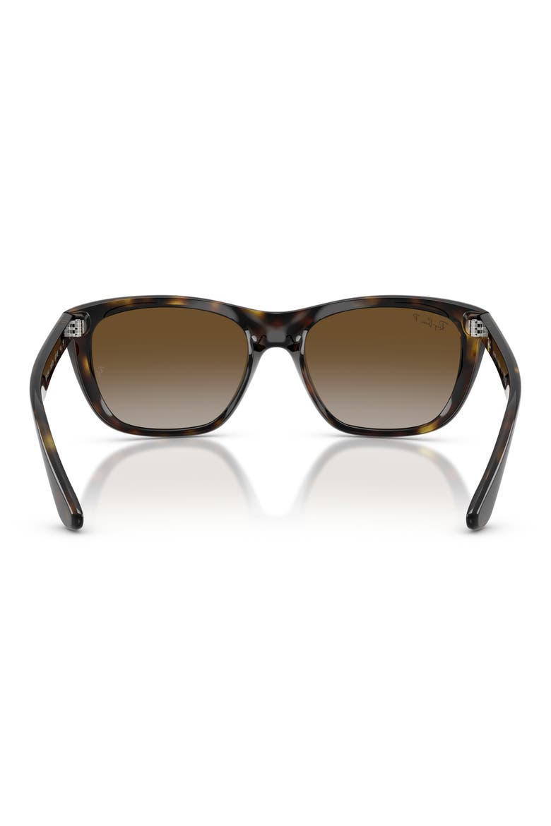 57mm Square Sunglasses, Alternate, color, HAVANA
