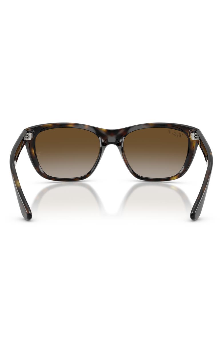 Ray-Ban 57mm Square Sunglasses, Alternate, color, Havana