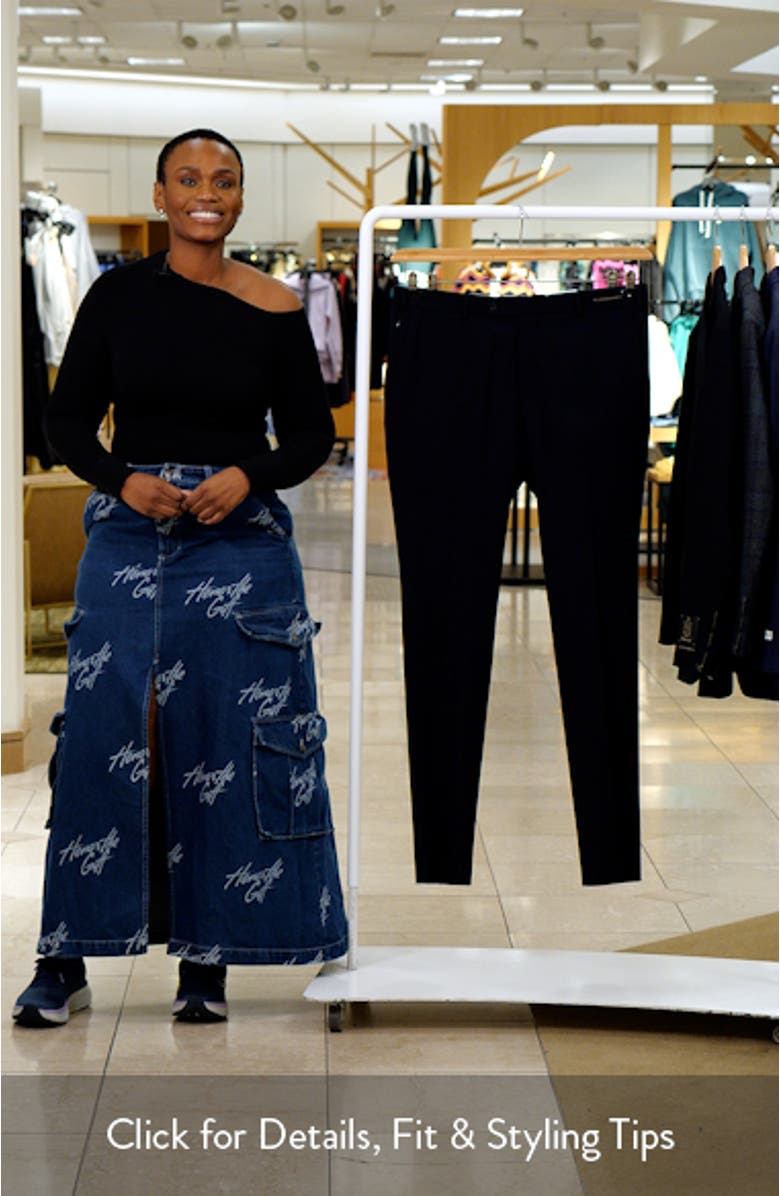 Luxury Performance Stretch Wool Suit Separate Pants, sales video thumbnail