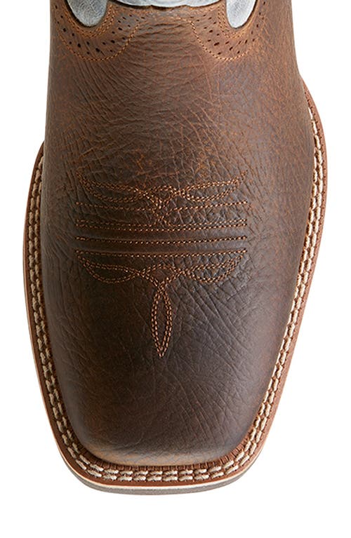 Ariat Sport Wide Square Toe Cowboy Boot In Brown