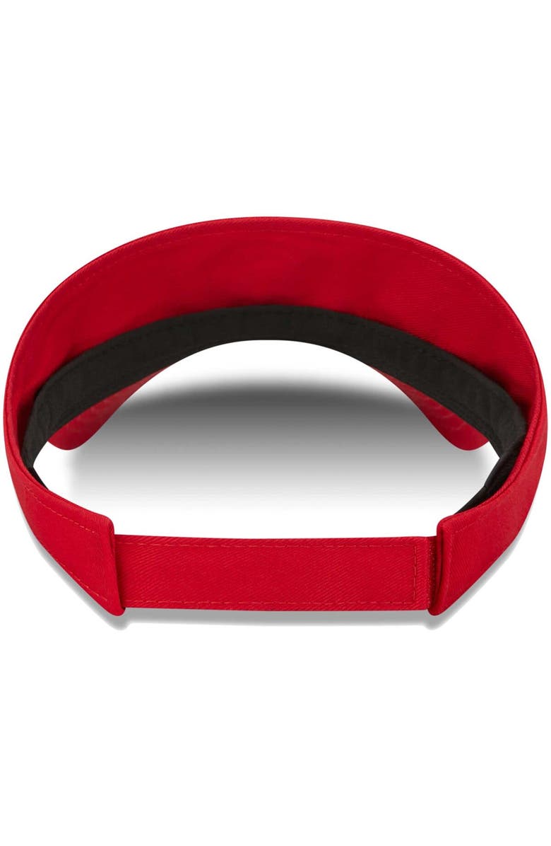 New Era Men's New Era Red Tampa Bay Buccaneers Main Adjustable Visor, Alternate, color,