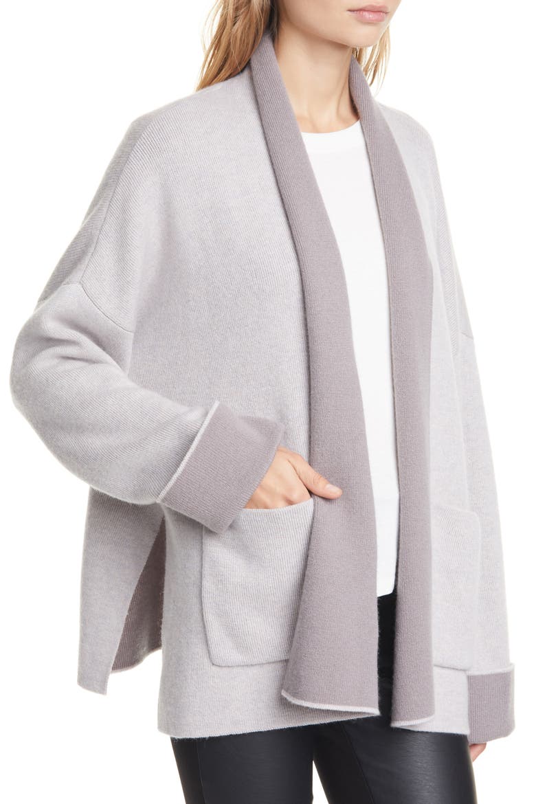 Double Face Oversize Cardigan, Alternate, color, NEUTRAL/NEUTRE