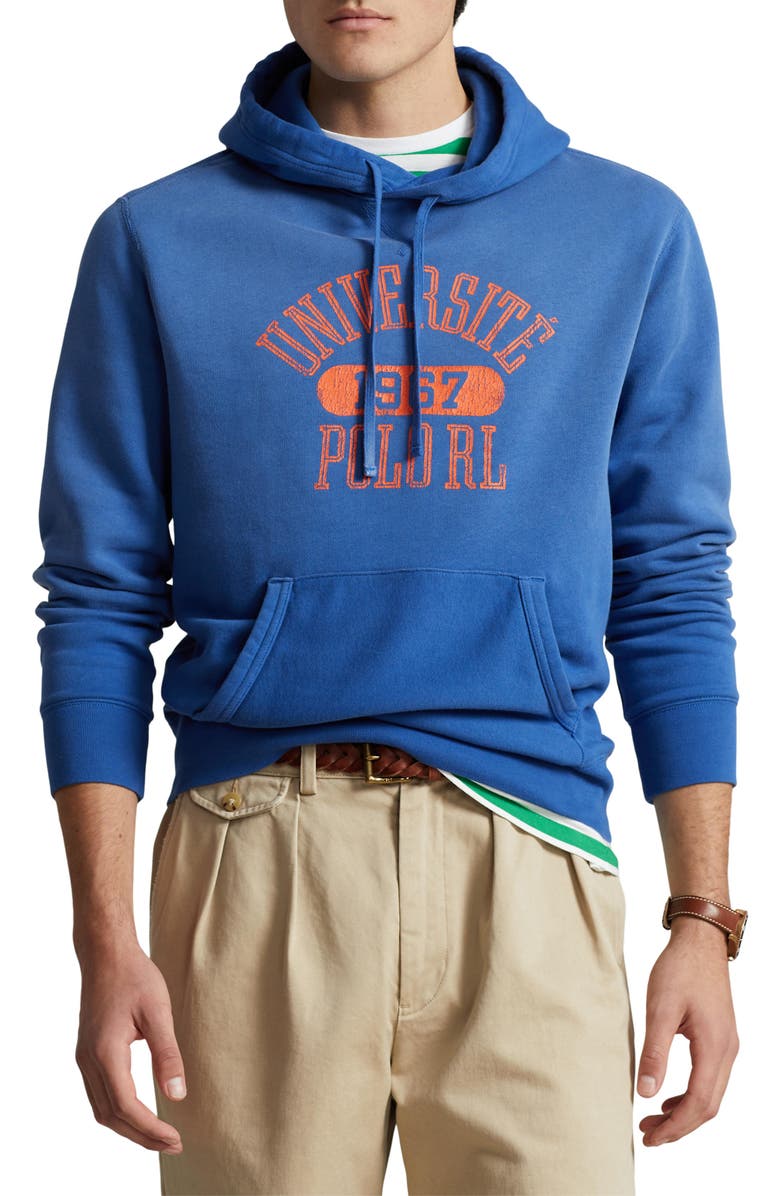 Polo Ralph Lauren Logo Fleece Hoodie, Main, color, 