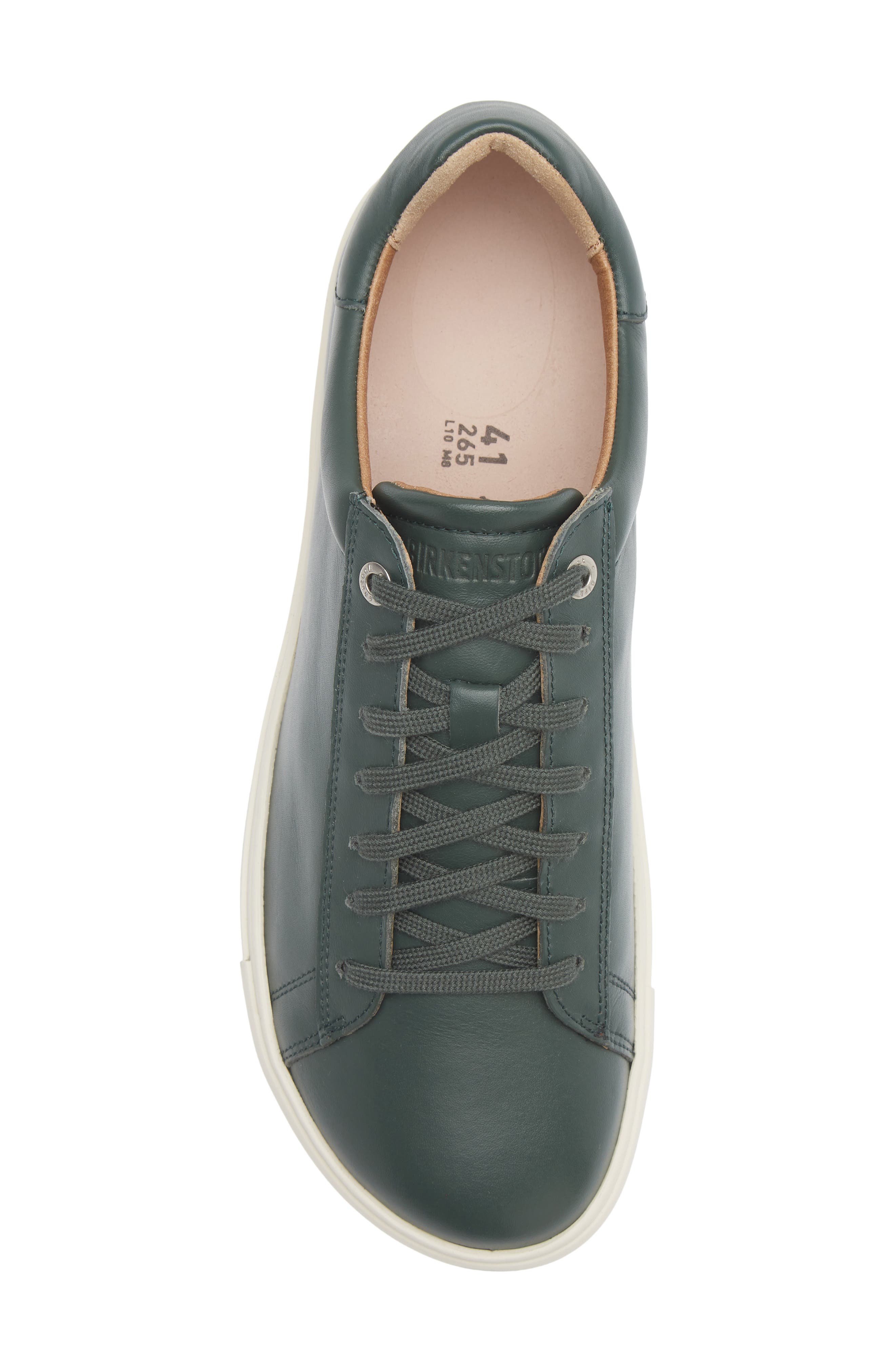 Bend Low Leather Sneaker, Alternate, color, THYME