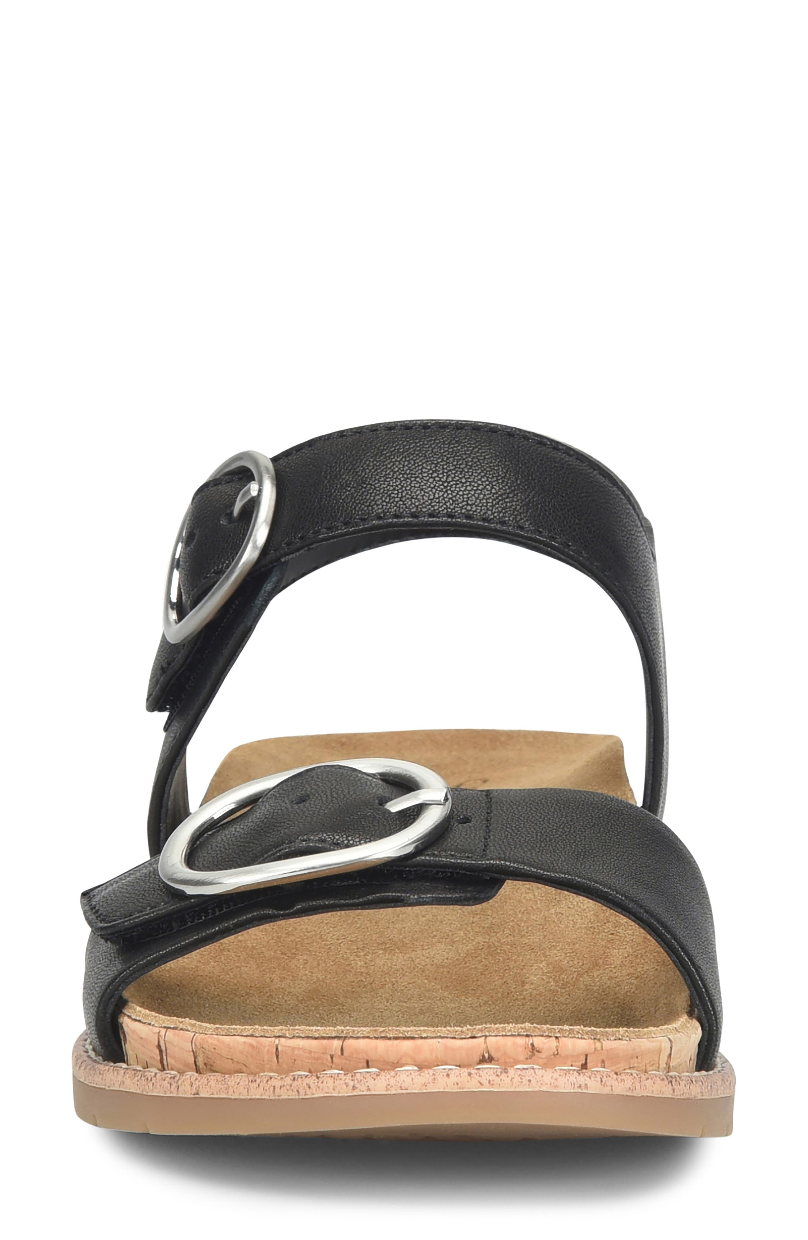 Comfortiva Gibson Slingback Platform Wedge Sandal, Alternate, color, Black