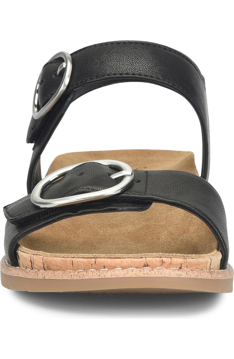 Comfortiva Gibson Slingback Platform Wedge Sandal, Alternate, color, Black