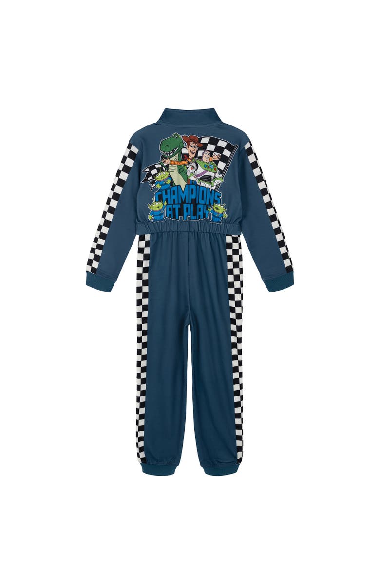 Disney Toy Story Racing Cosplay One Piece Coverall, Alternate, color, Woody Buzz Navy Blue