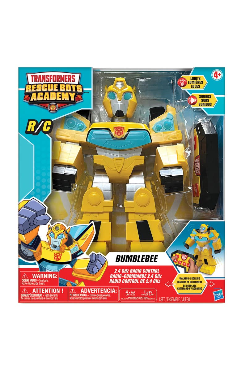 Transfomers Transformers Rescue Bots Academy 12" Bumblebee RC Robot, Main, color,