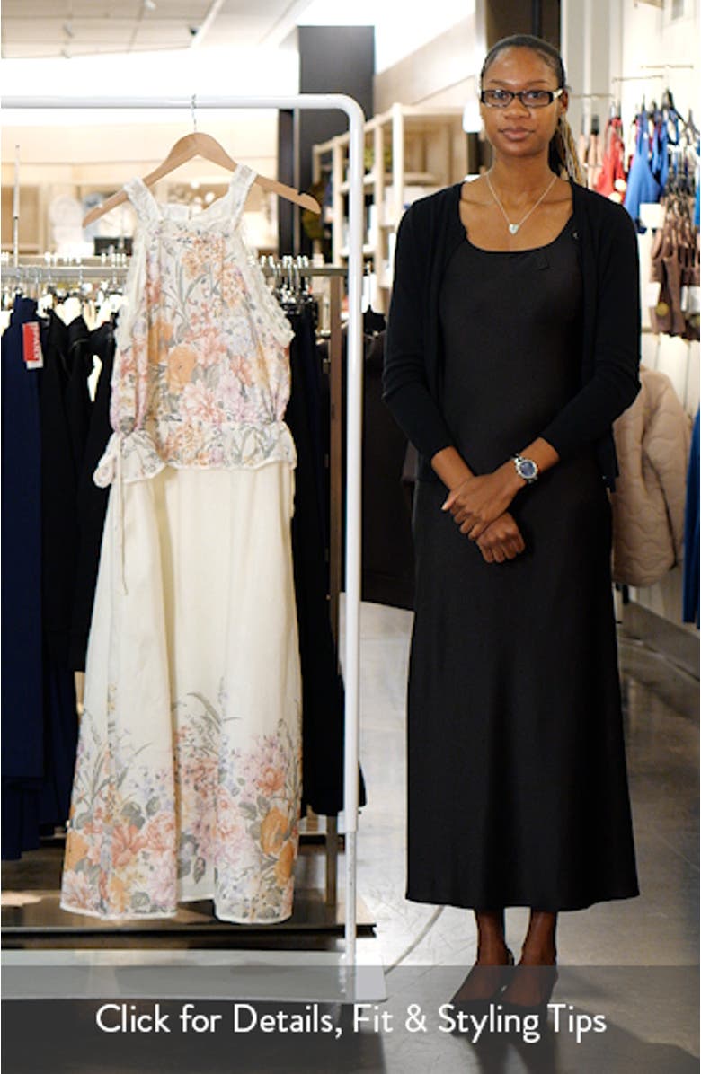 Celeste Placed Floral Dress, sales video thumbnail