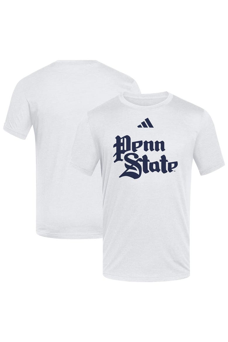 Men's adidas  White Penn State Nittany Lions Vault Blend T-Shirt, Main, color, White