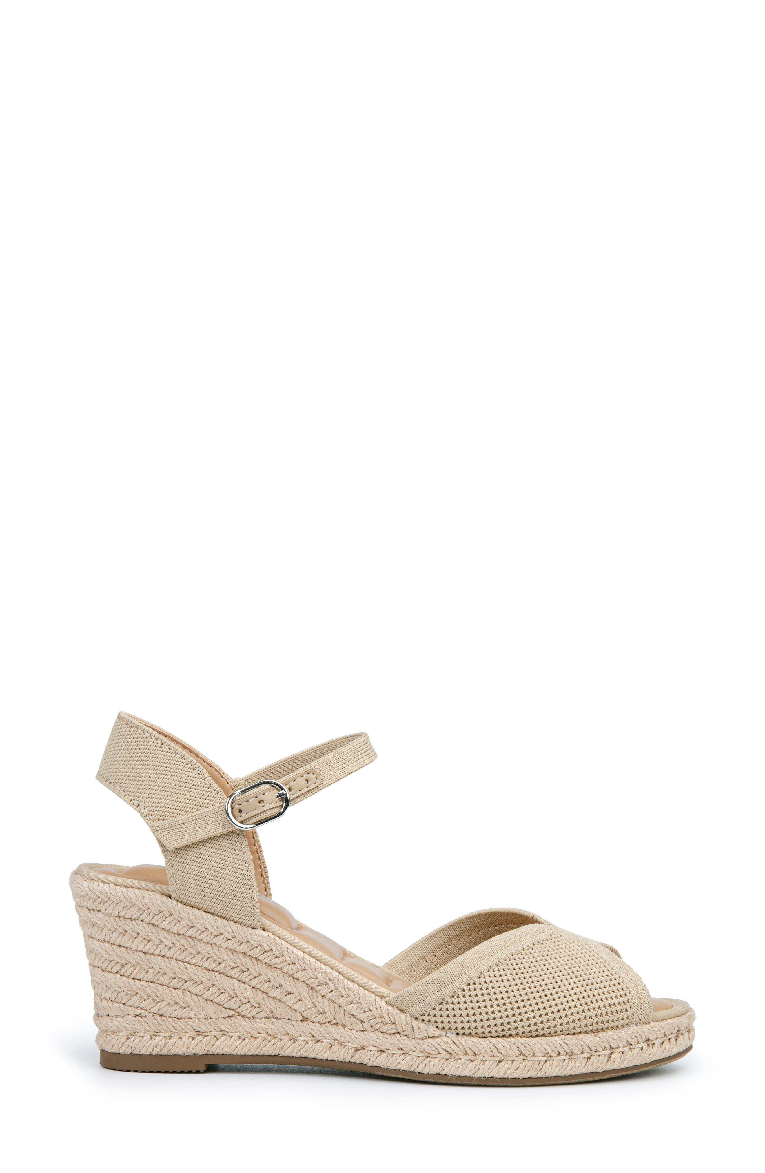 Sunni Wedge Sandal, Alternate, color, LIGHT TAUPE