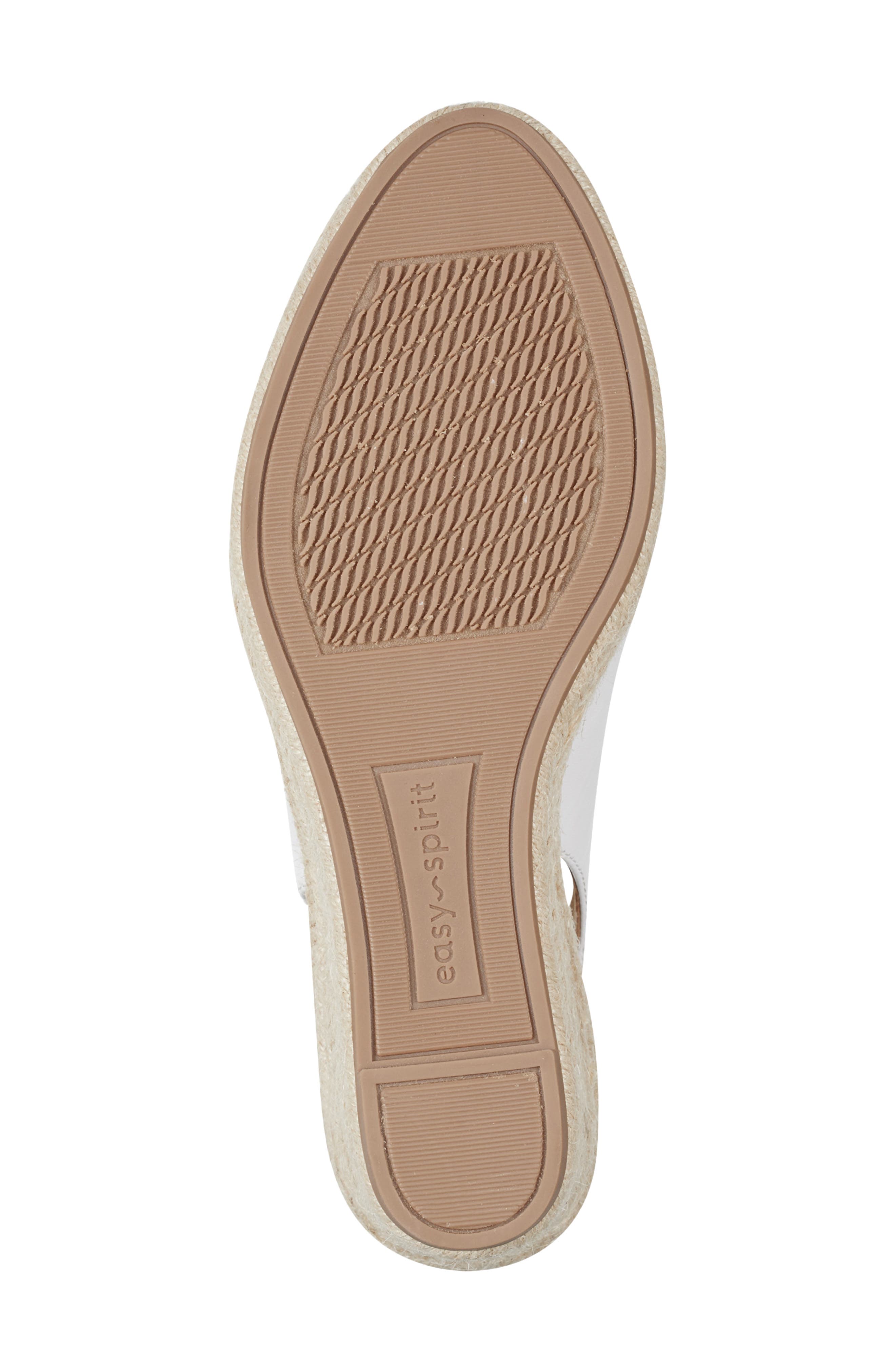 Easy Spirit Margie Slingback Wedge Espadrille Pump, Alternate, color, White