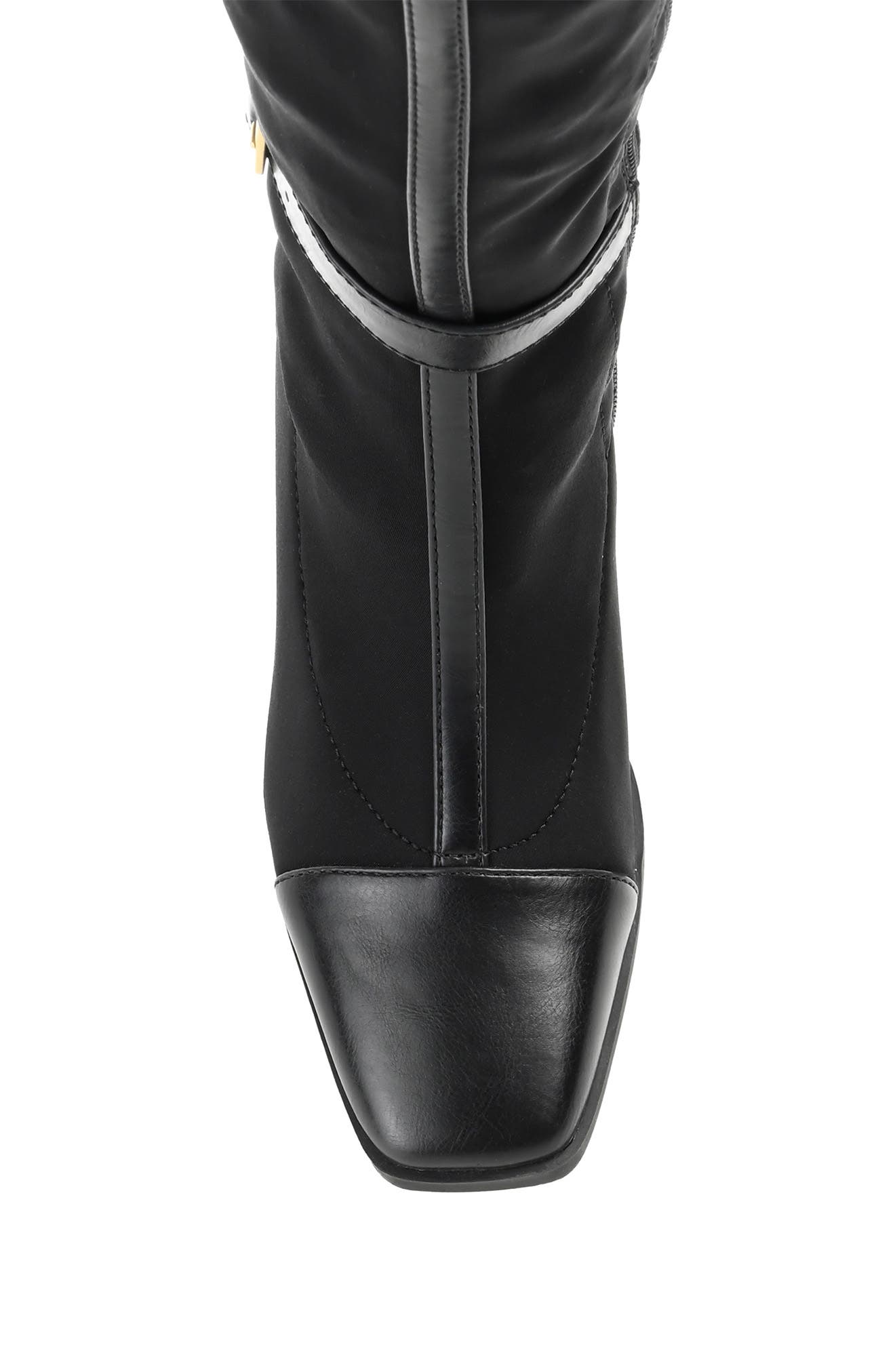 Journee Collection Gaibree Buckle Boot, Alternate, color, Black