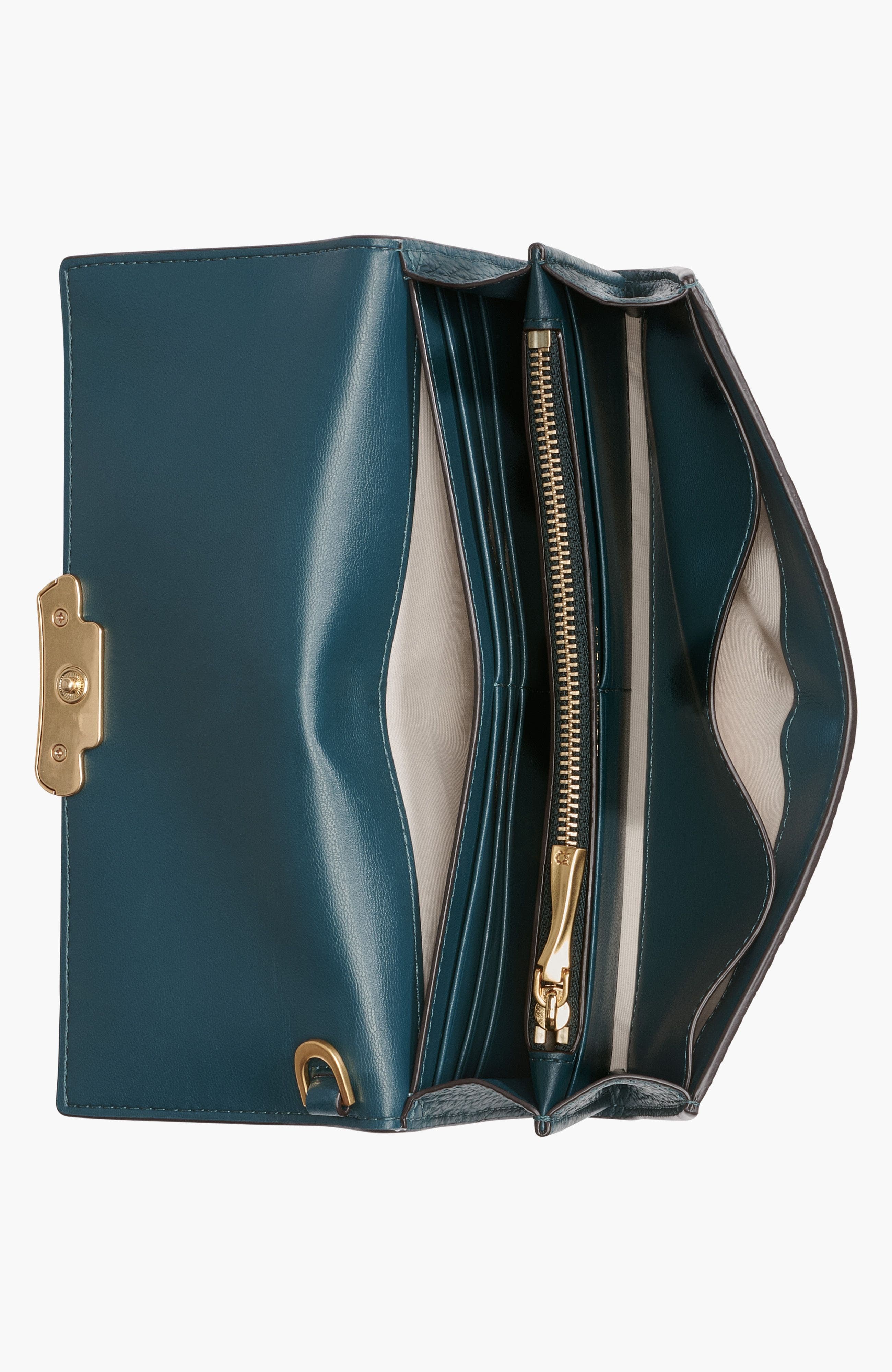 Donna Karan New York Amagansett Wallet, Alternate, color, Hudson