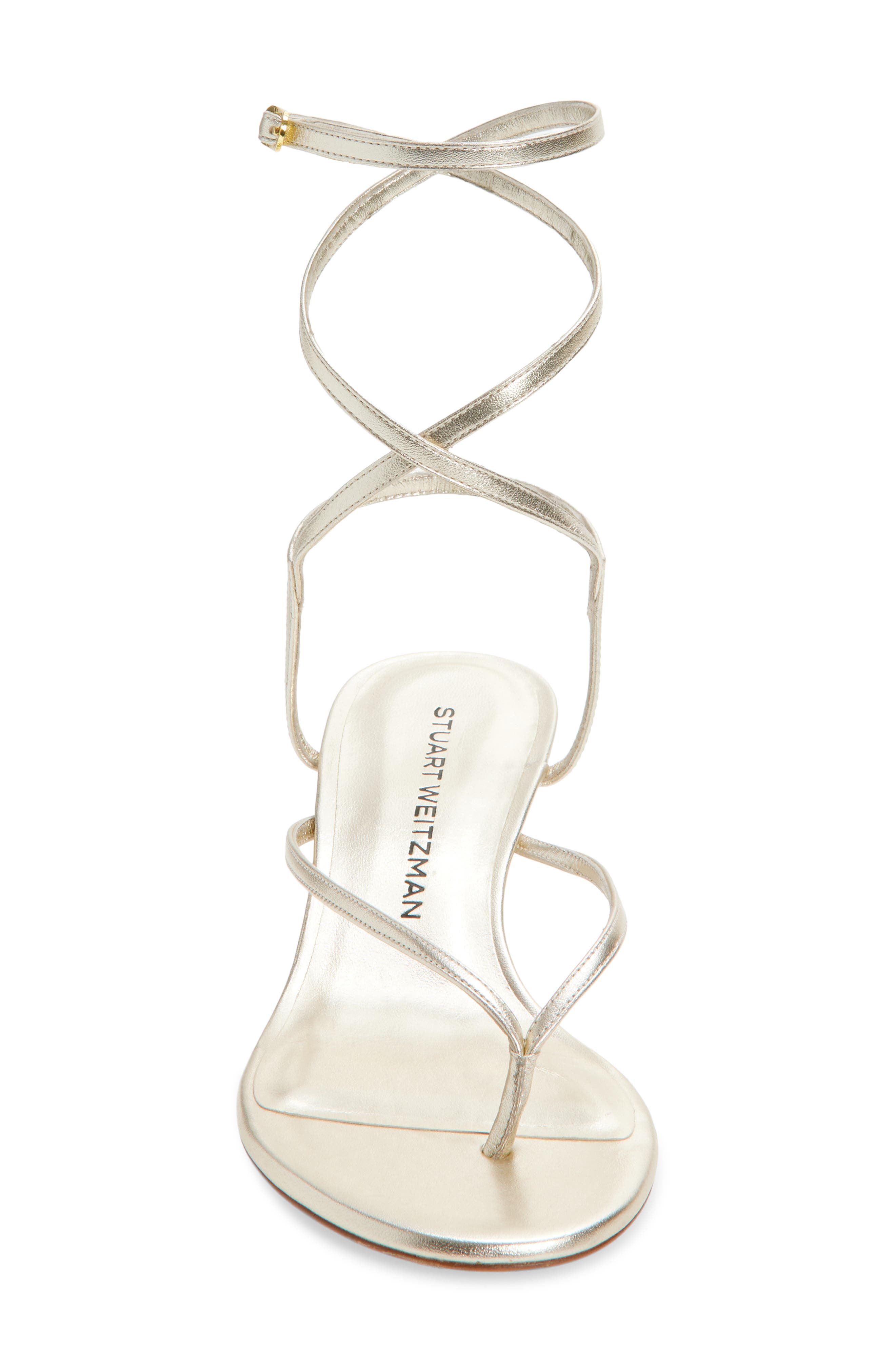 Stuart Weitzman Cabo II Sandal, Alternate, color, Light Gold