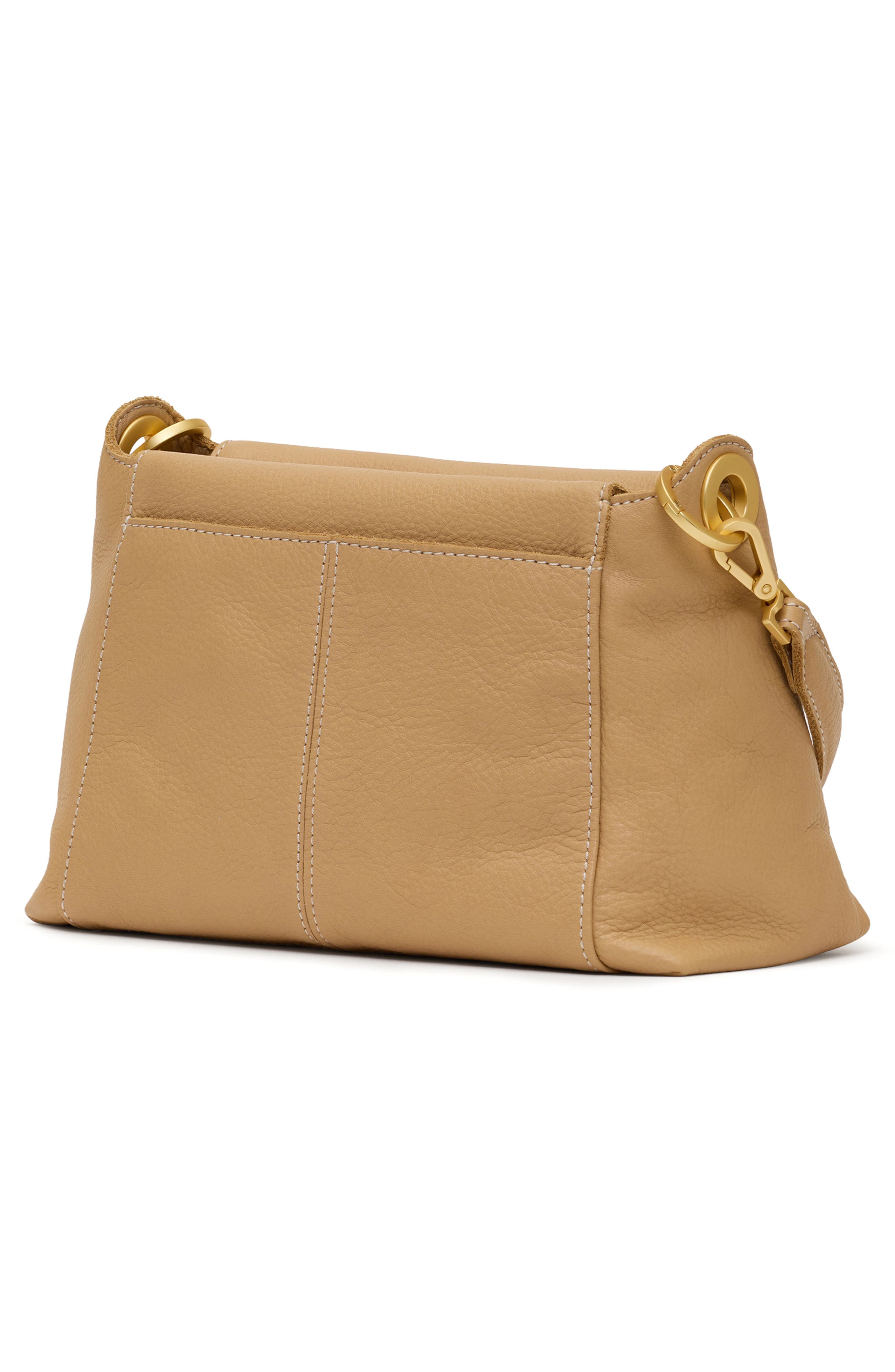HAMMITT Medium Bryant Raffia & Leather Shoulder Bag, Alternate, color, Toasty Sand/ Brushed Gold