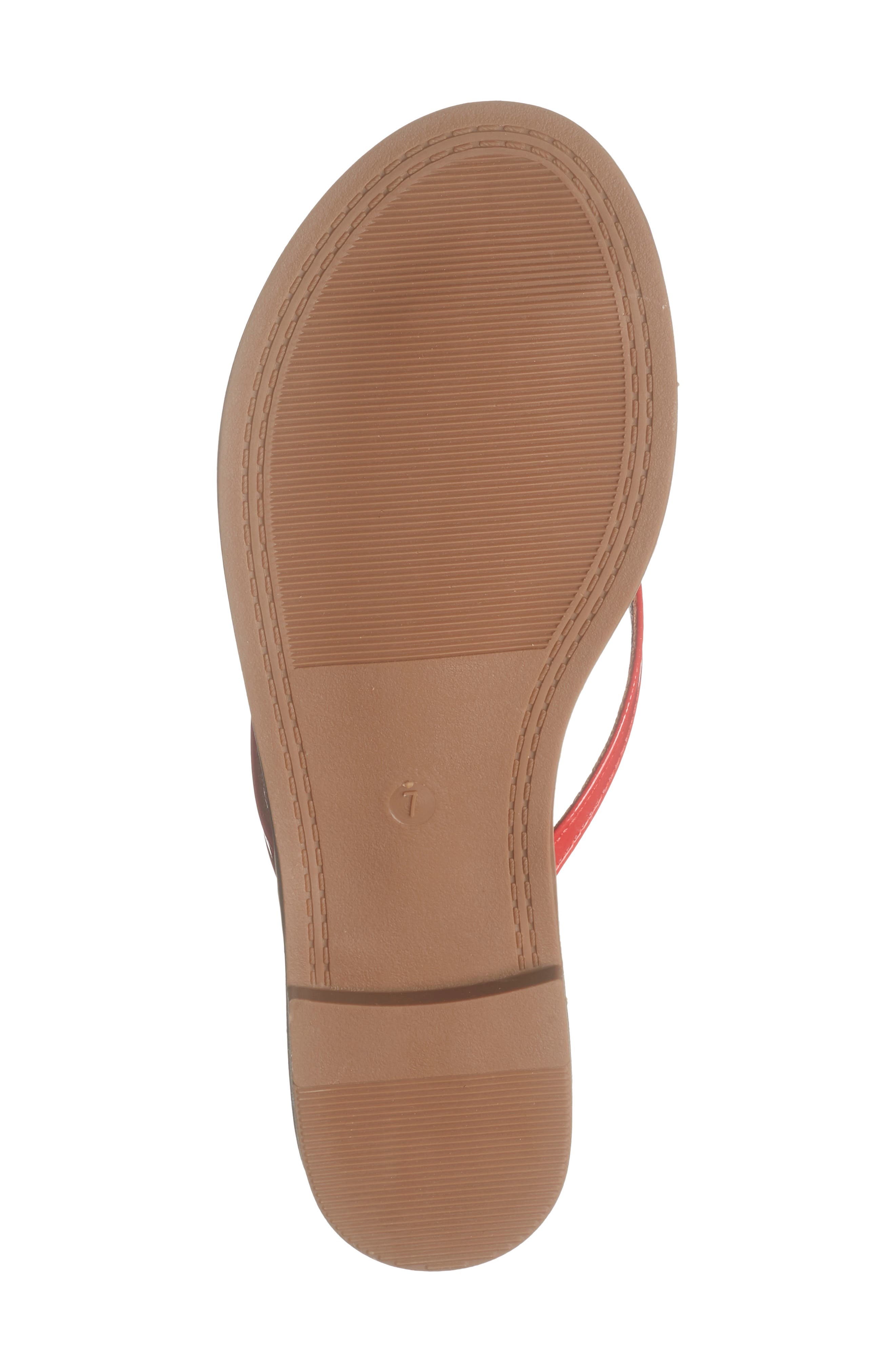 Rici Flip Flop, Alternate, color, RED