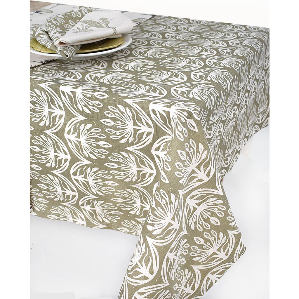 French Home Botanical Tablecloth In Multi