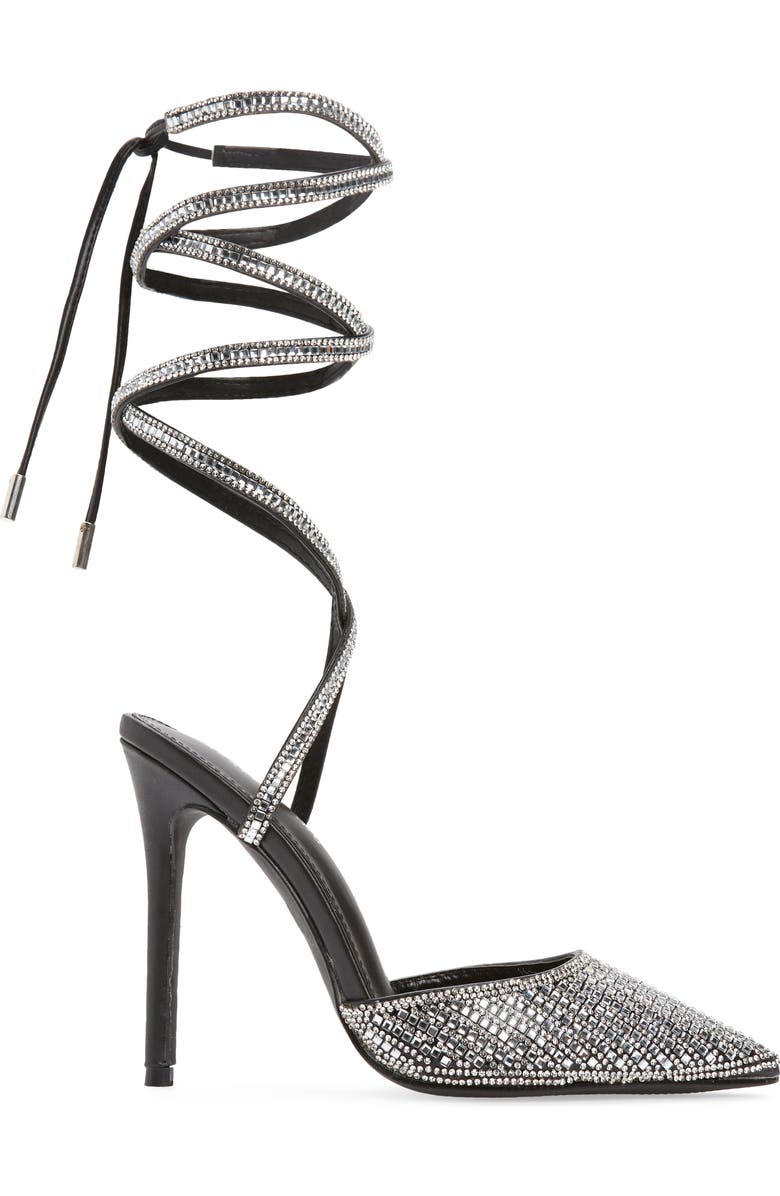 AZALEA WANG Riss Ankle Wrap Pointed Toe Pump, Alternate, color,