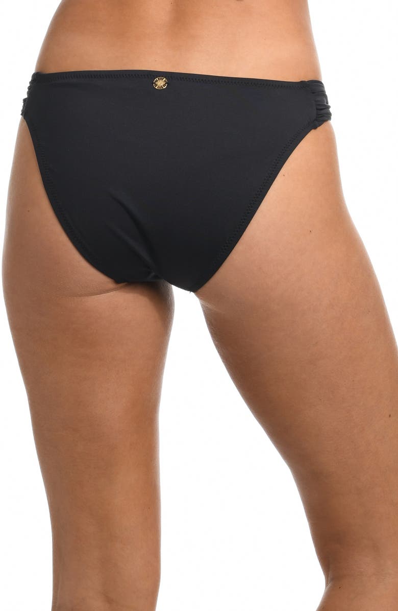 Sunshine 79 Solids Shirred O-Ring Bikini Bottoms, Alternate, color,