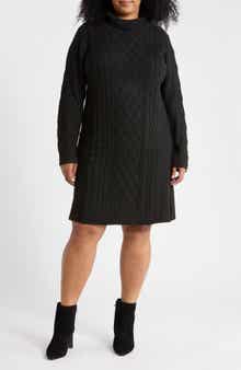 Kendall Cable Knit Sweater Dress